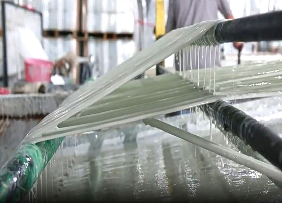 Pultruded fiberglass